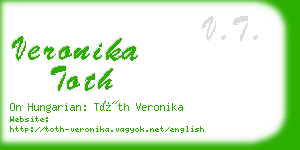 veronika toth business card